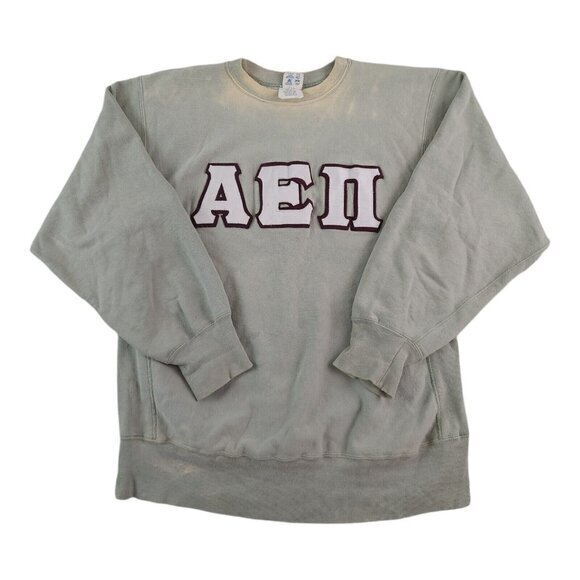 Vintage Champion Reverse Weave Warmup‎ Fraternity Alpha Epsilon Pi Mens XL 80s
